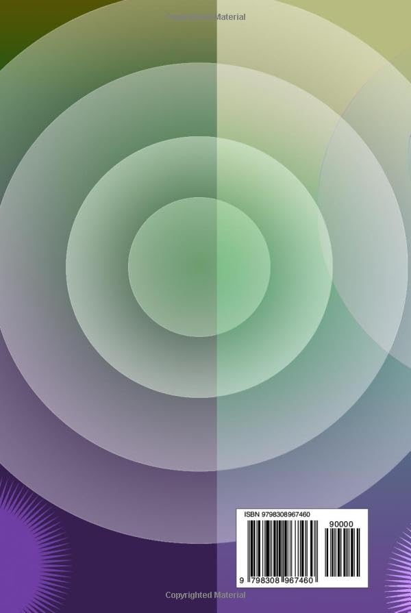 Back cover of the Samsung Galaxy S25 Ultra User Guide for Seniors book, showing a circular design pattern and the ISBN barcode.