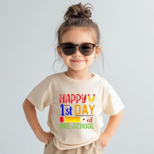Back to School Shirt for Toddler First Day of Pre-K Shirt for Boys & Girls, Preschool T-Shirt 2T-5T4