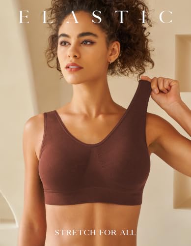 Image of SIMIYA Sports Bras for Women, Yoga Comfort Seamless Wireless Sports Bra