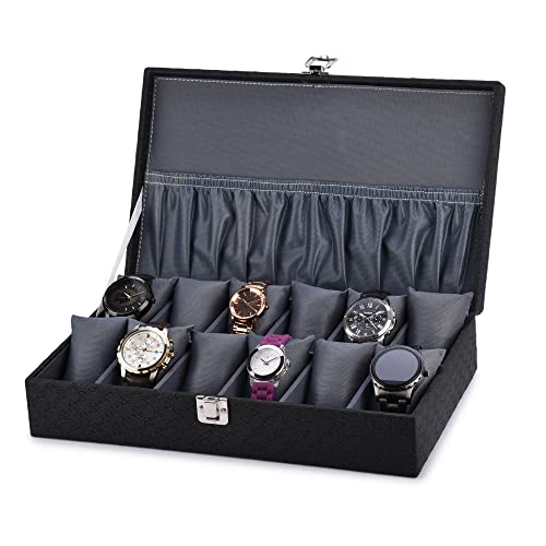 Image of Galaxy Craft Black Design watch box for 12 watches (WITHOUT WATCHES)