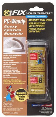 PC-Woody 023334 Wood Epoxy Paste, 1.5-oz. - Quantity 12