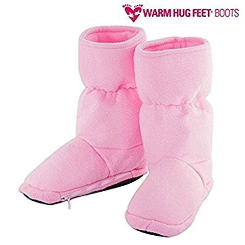 Warm Hug Feet Mikrowellenfähige Stiefel - Lila, L