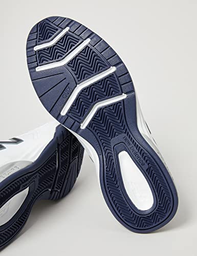 New Balance Men's Training Fitness Shoes, White/Navy, 11.5 UK2