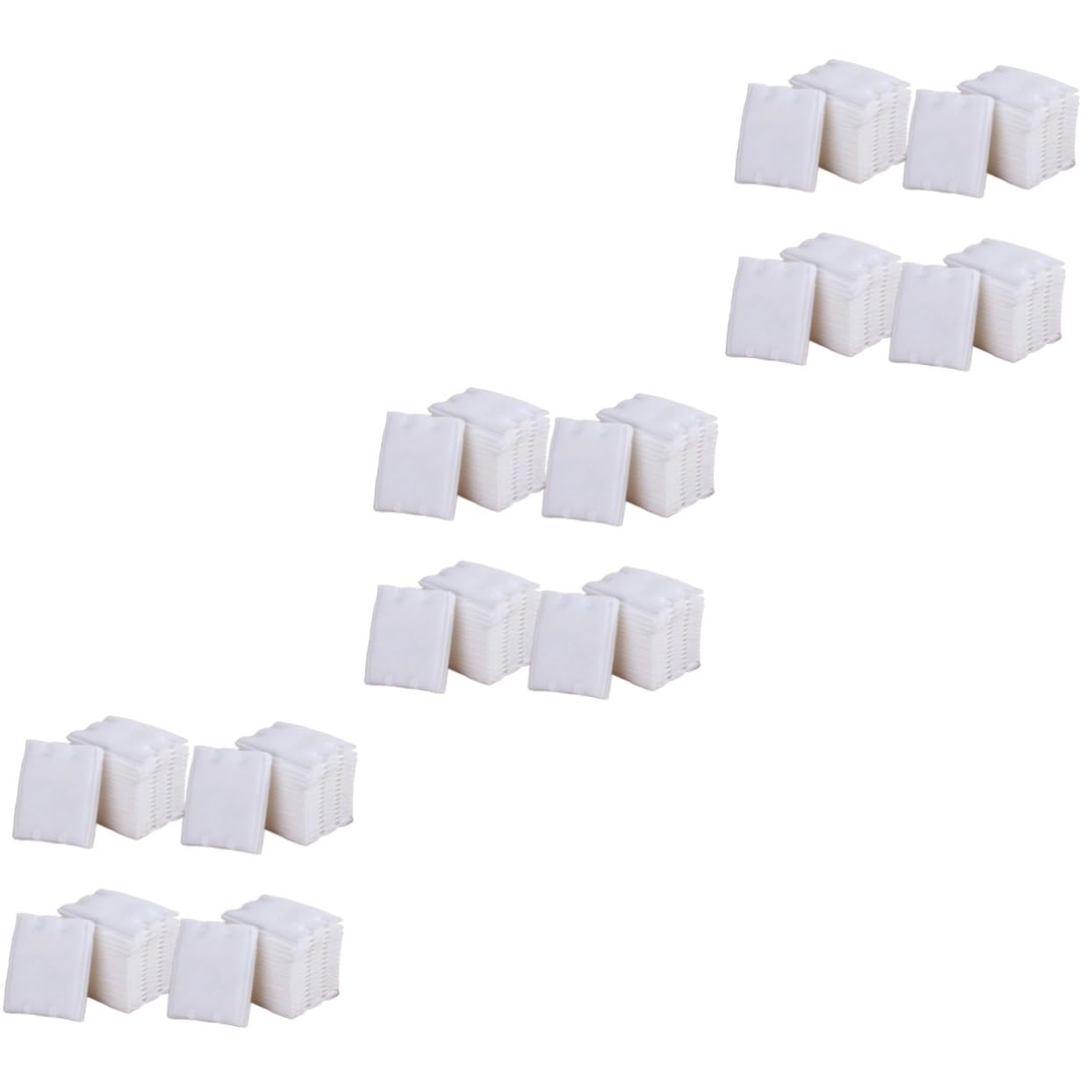 minkissy 3sets Cotton Pads for Women Face Reusable Makeup Remover Pads Double-Sided Soft Gentle Perfect for Routine 222pcs*3