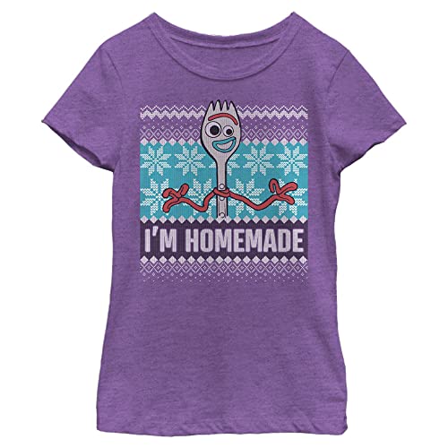 Disney Pixar Toy Story Christmas Forky I'm Homemade Ugly Girls T-Shirt