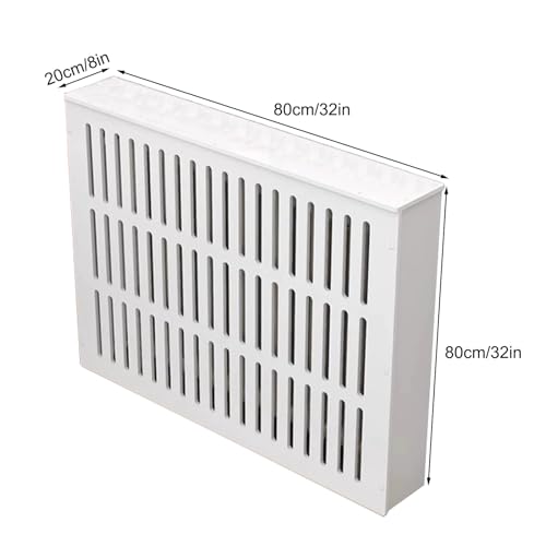Cache-radiateur meuble de rangement isolant et étanche sans perçage - 6