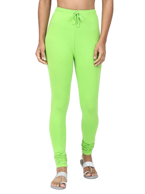 Image of Robinbosky Cotton Churidhar Leggings for Women - Stylish, Stretchable & Flattering Fit for All-Day Comfort