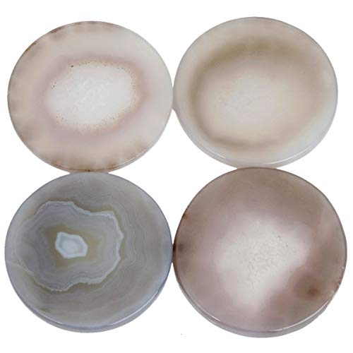 Dalle de pierre agate grise pour embellir une table de fete - 5