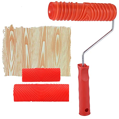 QIHANERS Wood Graining DIY Tool Set Imitation Wood Graining Pattern Wall Texture Roller Embossing Art Rubber Wood Grain Painting Tool Home Decoration(Pack of 3) Γ’β¬Β¦ QIHANERS Wood Graining DIY Tool Set Imitation Wood Graining Pattern Wall Texture Roller Embossing Art Rubber Wood Grain Painting Tool Home Decoration(Pack of 3) Γ’β¬Β¦