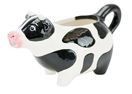 Boston Warehouse Udderly Cow Creamer, Hand Painted Ceramic