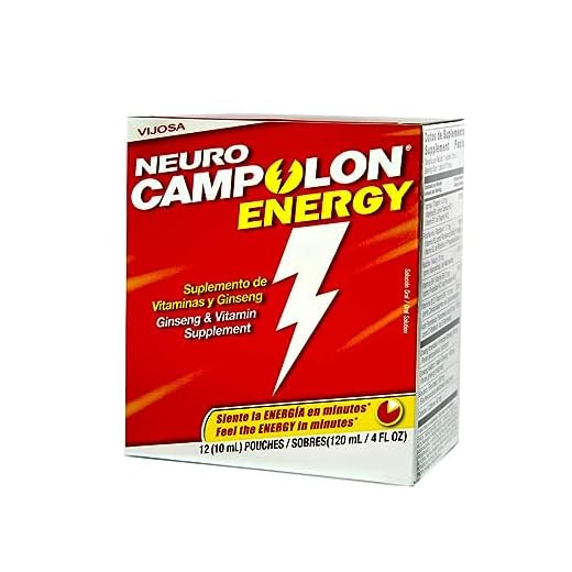 Vijosa Laboratorios Campolon Energy B Vitamin Pouches - Promotes Healthier Physical Energy and Mental Energy - 12 Pouches