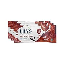 Semi-Sweet Chocolate Style Baking Chips by Lilys Sweets | Stevia Sweetened, No Added Sugar, Low-Carb, Keto-Friendly | 9oz, Pack of 12
