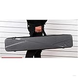 Tufduzo 釣り竿ケース 筏カセ竿用 替穂先収納可能 システムハードケース ロッド専用バッグ 耐衝撃・防水設計 軽量・携帯便利 (105cm,黒です)