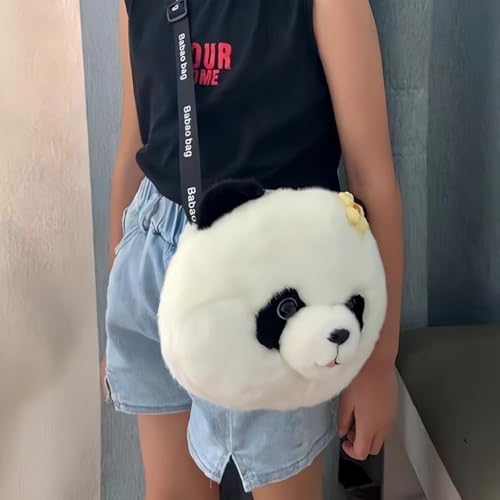 Image of Ryttir Cute Red Panda Crossbody Bag-Adorable Animal Shaped Purse with Big Eyes,Kawaii Anime Lovers Gift for Women Girls