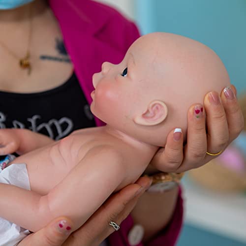 Muñeca Reborn Bebé de Silicona 20 pulgadas Realista miniatura 4