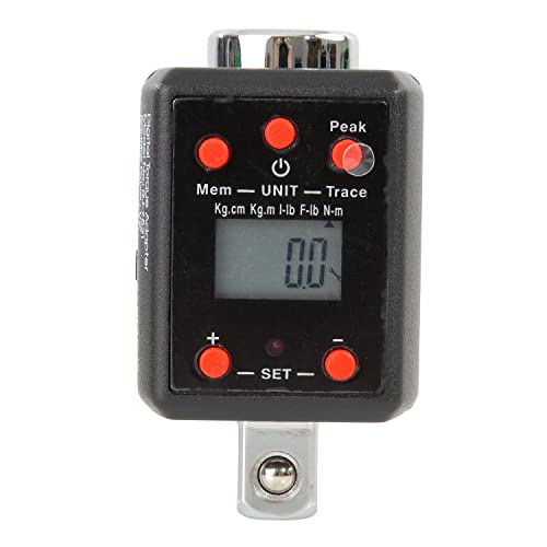 Oem Tools 25682 1/2" Drive Digital Torque Wrench Adapter | Measure Torque In Nm, Kg-Cm, Ft-Lb, In-Lb | Any Breaker Bar Or Ratchet Becomes A Torque Wrench | Range: 40-200 Nm (29.5-147.5 Ft-Lb) #TOP1