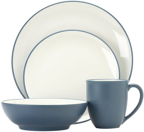 Noritake Colorwave Blue 16-Piece Dinnerware Set, Service For 4 #TOP4