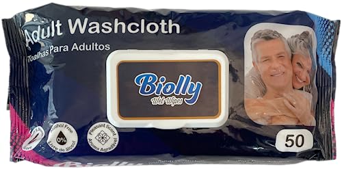 Biolly Baby Wipes - Pack 24X50 Toalhitas Húmidas Adulto - 1.200 Unid.