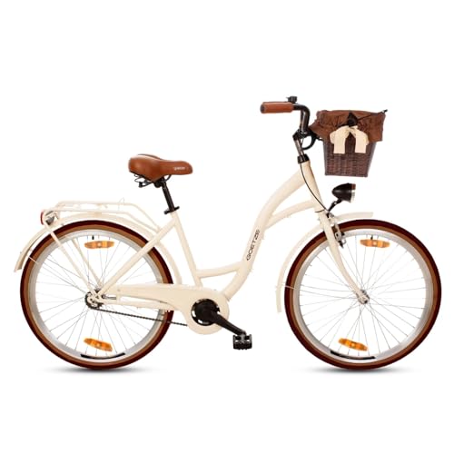 Goetze Style 26 Zoll Damen Citybike, 17 Zoll Tiefeinsteiger Rahmen, 1-Gang...