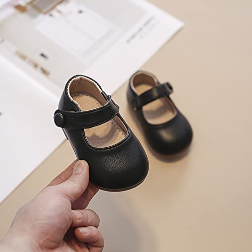 IWIHMIV Toddler Girl Dress Comfortable Mary Jane Shoes Non Slip Girl Wedding Party Soft Ballet Bottom Flat Shoes2