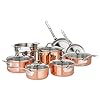 13-Piece Tri-Ply Copper Cookware Set by Viking #1