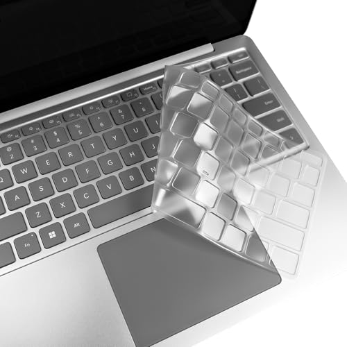 Protector de teclado ultra delgado transparente para Microsoft Surface Laptop 13" 2025 miniatura 1