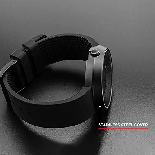Image of Acnos Premium Black Dial and Strap Analogue Watch for Men Pack of - 1 (newpaydu)