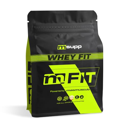 MASmusculo   Whey FIT   Proteína Whey   Proteína Suero de Leche   2 kg   Bolsa para 2 Meses   Regeneración Muscular   Mejora Rendimiento   Chocolate Praliné
