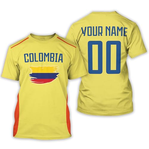 LASFOUR Personalized Soccer Jersey 2024 National Team, Custom Name Number Soccer National Team Shirt for Men Women