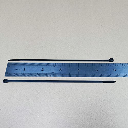 Zip Ties 6 Inch 1000 Pcs Cable Zip Ties With 18 Pounds Tensile Strength, Black Cable Ties, Self-Locking Nylon Tie Wraps For Indoor And Outdoor (6 Inch 1000 Pcs, Black) #TOP3