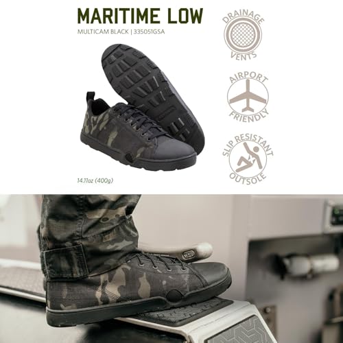 Image of Altama Unisex Maritime Assault Low Boots | Dive Fin-Compatible Tactical Sneakers with Air Mesh Lining & Water Drainage Ports