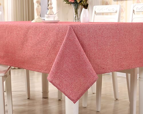 Nappe de table pastèque rouge en coton lin pour de beaux repas d'été - 4