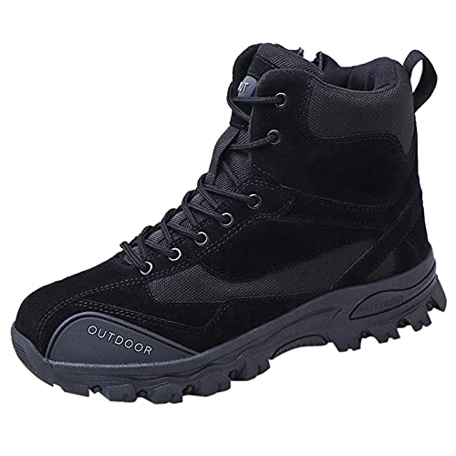 Outdoor Hiking Boots Men's Flat Casual Shoes Non slip Comfort Short Boots