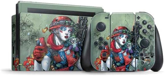Skinit Decal Gaming Skin Compatible with Nintendo Switch Bundle - Officially Licensed DC Comics Harley Quinn Little Black Book Cover#47 New 52 Art by Jim Lee Design