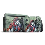 Skinit Decal Gaming Skin Compatible with Nintendo Switch Bundle - Officially Licensed DC Comics Harley Quinn Little Black Book Cover#47 New 52 Art by Jim Lee Design