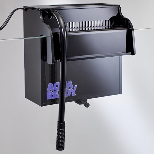 Image of AquaReady Aquarium Power Filter, Customizeable Media Basket, Refugium Light Window, Ultra Quiet Low Profile Design, Includes Media Basket