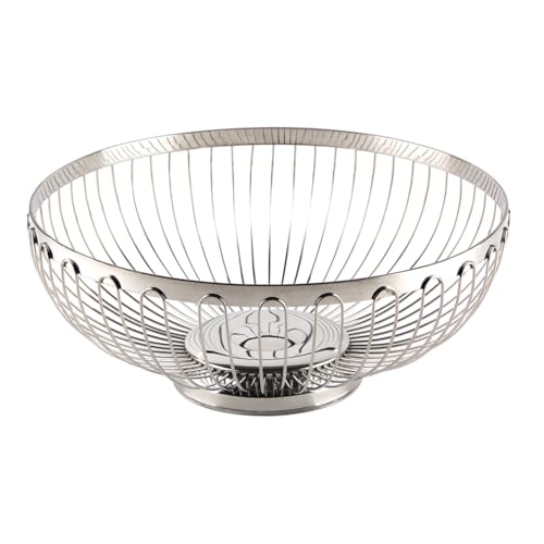 Cabilock Fruit Basket Vegetable Holder Multifunctional Kitchen Countertop Storage Hollow Design Fresh Produce Bread Snacks Size