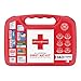 Johnson & Johnson All-Purpose Portable Compact Emergency First Aid Kit for Travel Home & Car, 140 pc