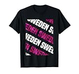 sweden modello camo rosa camouflage maglietta