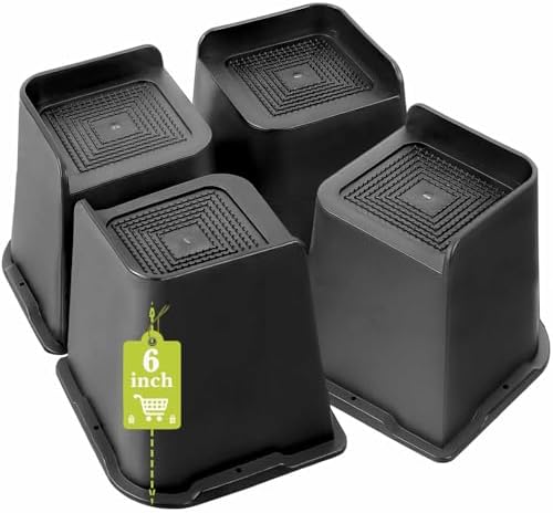 Amazon.com: Yookwutar Bed Risers 2 inch, 3 inch, 4 inch, 6 inch, 8 inch ...