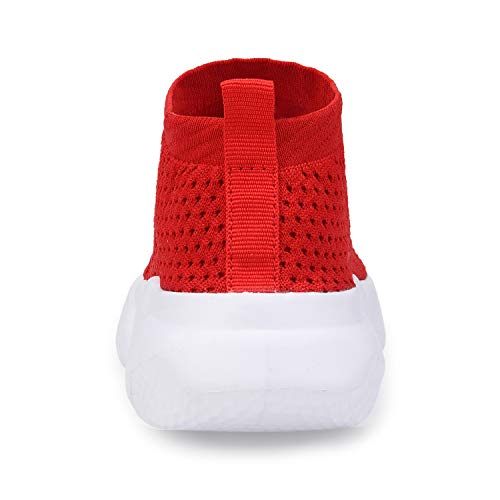 Image of Hetios Girls Sneakers Running Shoes High-Heeled Socks Shoes Boys Athletic Sneakers Kids Sock Shoes (Toddler /Little Kid /Big Kid)