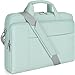 DOMISO 17 Zoll Laptop Tasche Aktentasche Schultertasche Business Wasserdicht Notebooktasche für 17-17.3" Notebook/IdeaPad/HP Envy/MSI GS73VR Stealth Pro/ASUS ROG,Minzgrün