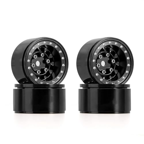 Jantes en Aluminium 1.0 Beadlock W1009 CNC Décalage Négatif 2,85 Mm pour RC SCX24 TRX4M 1/24