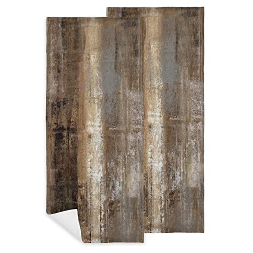 Brillistar Brown Turquoise Hand Towels Brown And Grey Abstract Art Painting Towel Set Of 2 Small Bath Towels Soft Guest Face Towel Bathroom Decorations Thin Kitchen Tea Dish Towels 13.7"X29.5" #TOP10