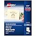 Avery 8317 Embossed Note Cards, Inkjet, 4 1/4 x 5 1/2, Matte Ivory (Pack of 60, with Envelopes)