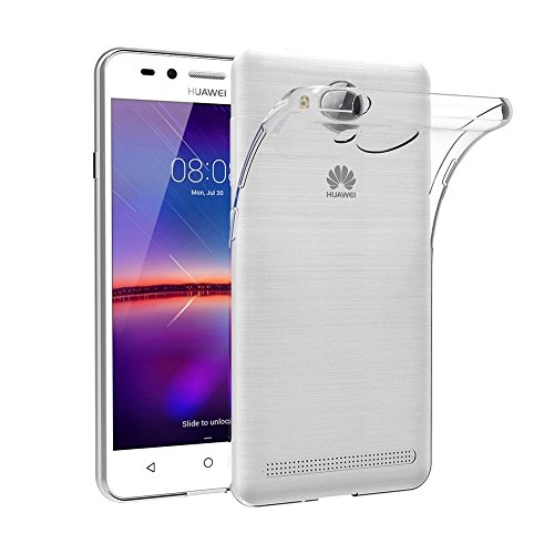 MaiJin Hülle für Huawei Y3 II/Honor Bee 2 (4.5 Zoll) Crystal Clear Durchsichtige Backcover Handyhülle TPU Hülle