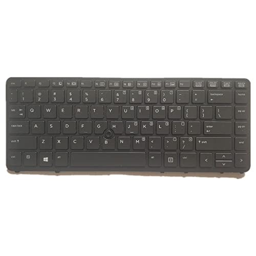 Réparer un clavier défectueux HP EliteBook 740 G2 avec ce modèle noir US