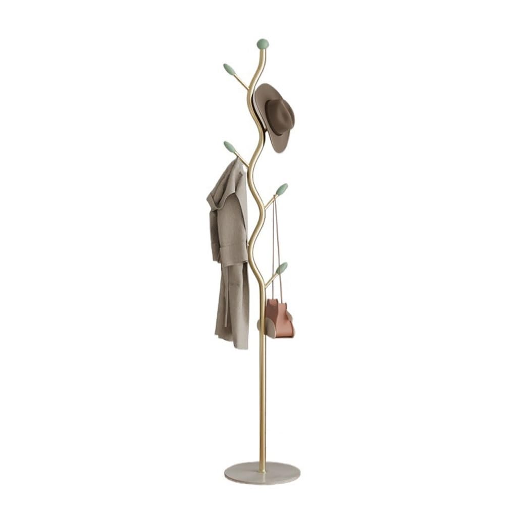 Porte-manteau autoportant stable anti-basculement pour salon