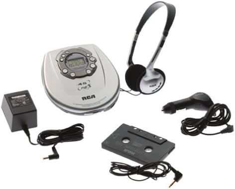 RCA RP2365 Slim-Design Portable CD Player with Car Kit