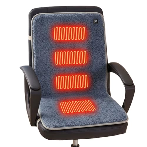 Couvre-Sièges Chauffants,3 Réglages de Température - Chauffe-Coussin de Siège Anti-Dérapant | Pour Intérieur, Extérieur, Voyage, Camping, Voiture,...